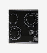 Swift Canada 3 Burner Electric Cooktop 24" Ceramic surface Black Made in Canada, CER600C240